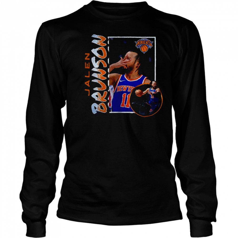 Jalen Brunson New York Knicks ’90s Player shirt Long Sleeved