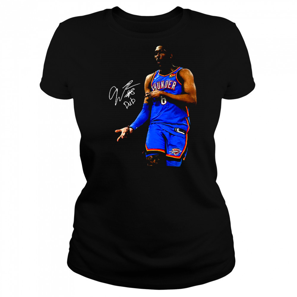 Jalen Williams Okc Thunder #8 Signature Shirt Women's T-shirt