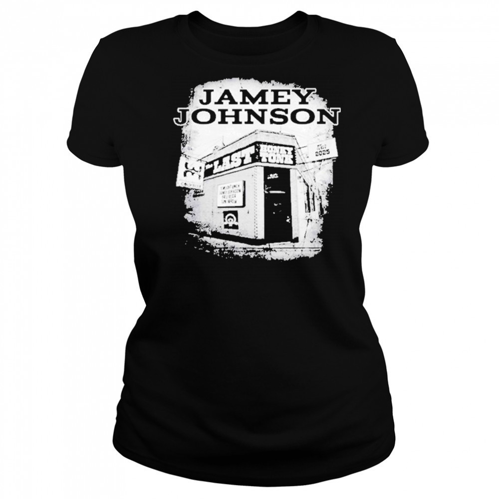 Jamey Johnson Last Honky Tonk Tour 2025 Cities List Black Two shirt Women's T-shirt