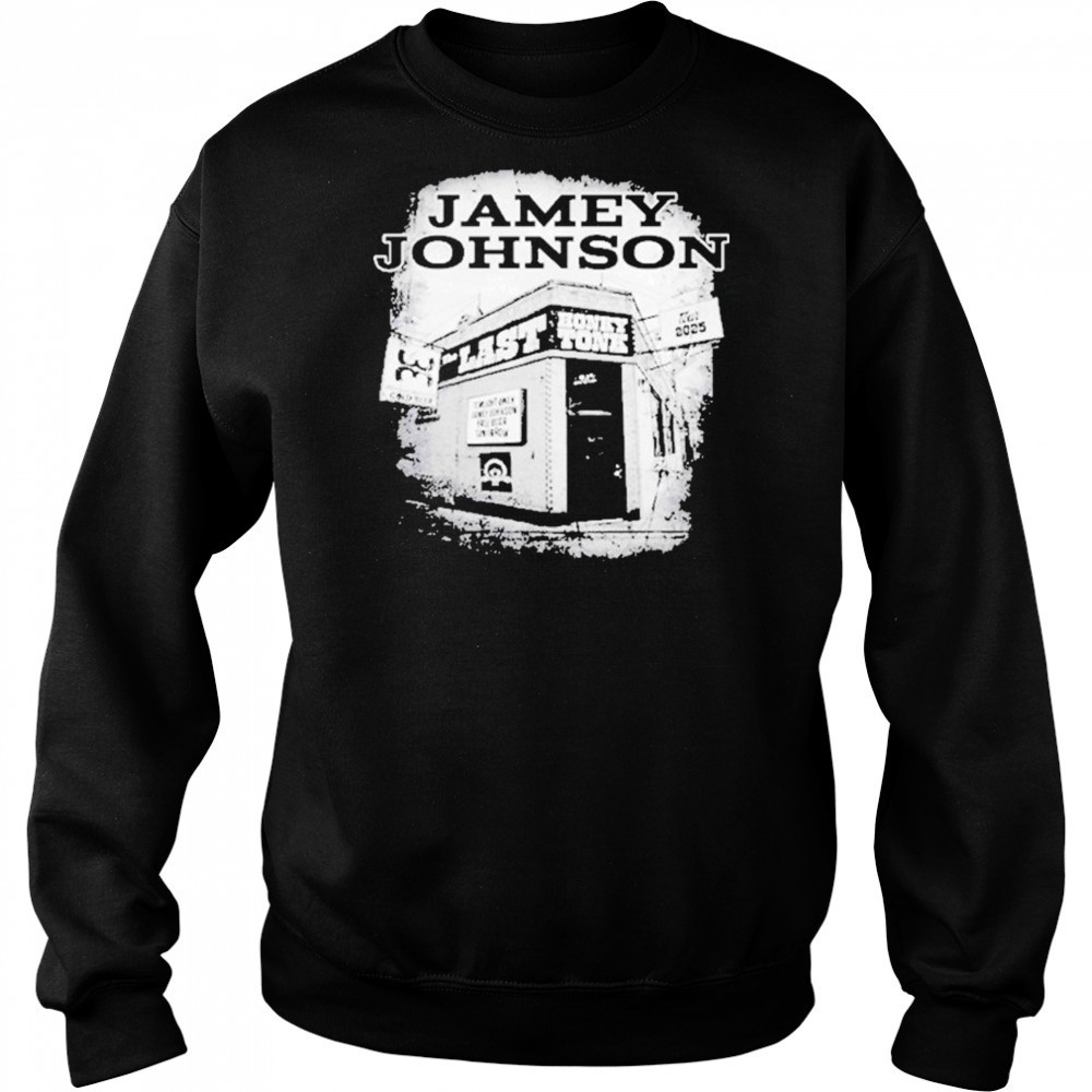 Jamey Johnson Last Honky Tonk Tour 2025 Cities List Black Two shirt Hoodie