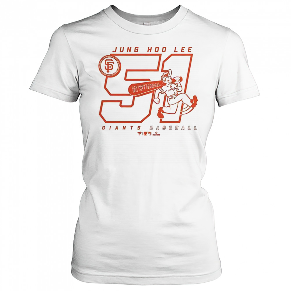 Jung Hoo Lee 51 San Francisco Giants Bay City Baseball T-Shirt Women's T-shirt