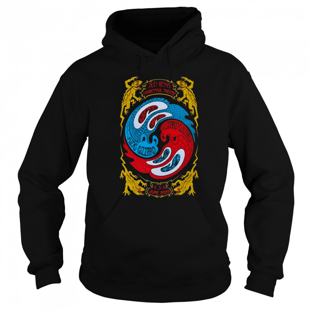 King Gizzard Lizard Wizard Athens Greece June 5 2025 T-Shirt Sweatshirt