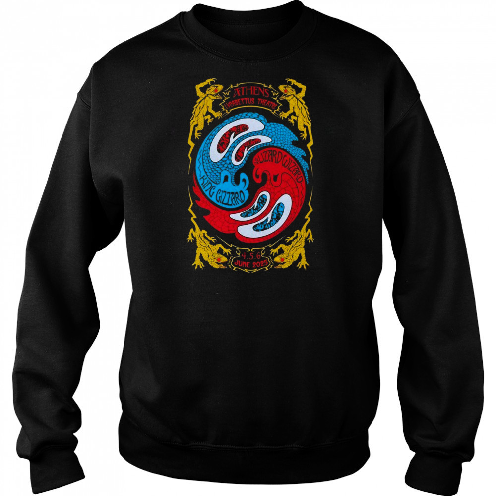 King Gizzard Lizard Wizard Athens Greece June 5 2025 T-Shirt Hoodie