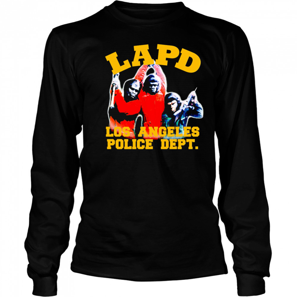 Lapd Los Angeles Police Dept shirt Long Sleeved