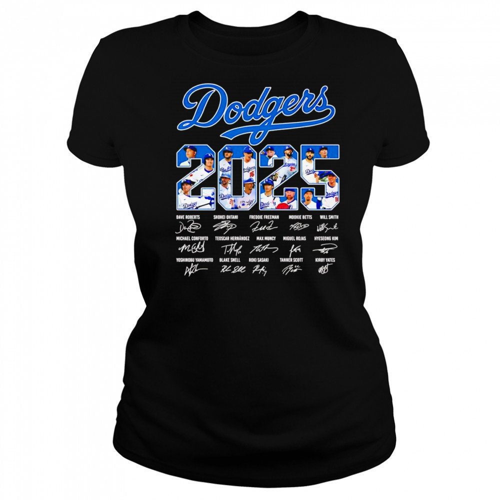 Los Angeles Dodgers 2025 signature shirt Women's T-shirt