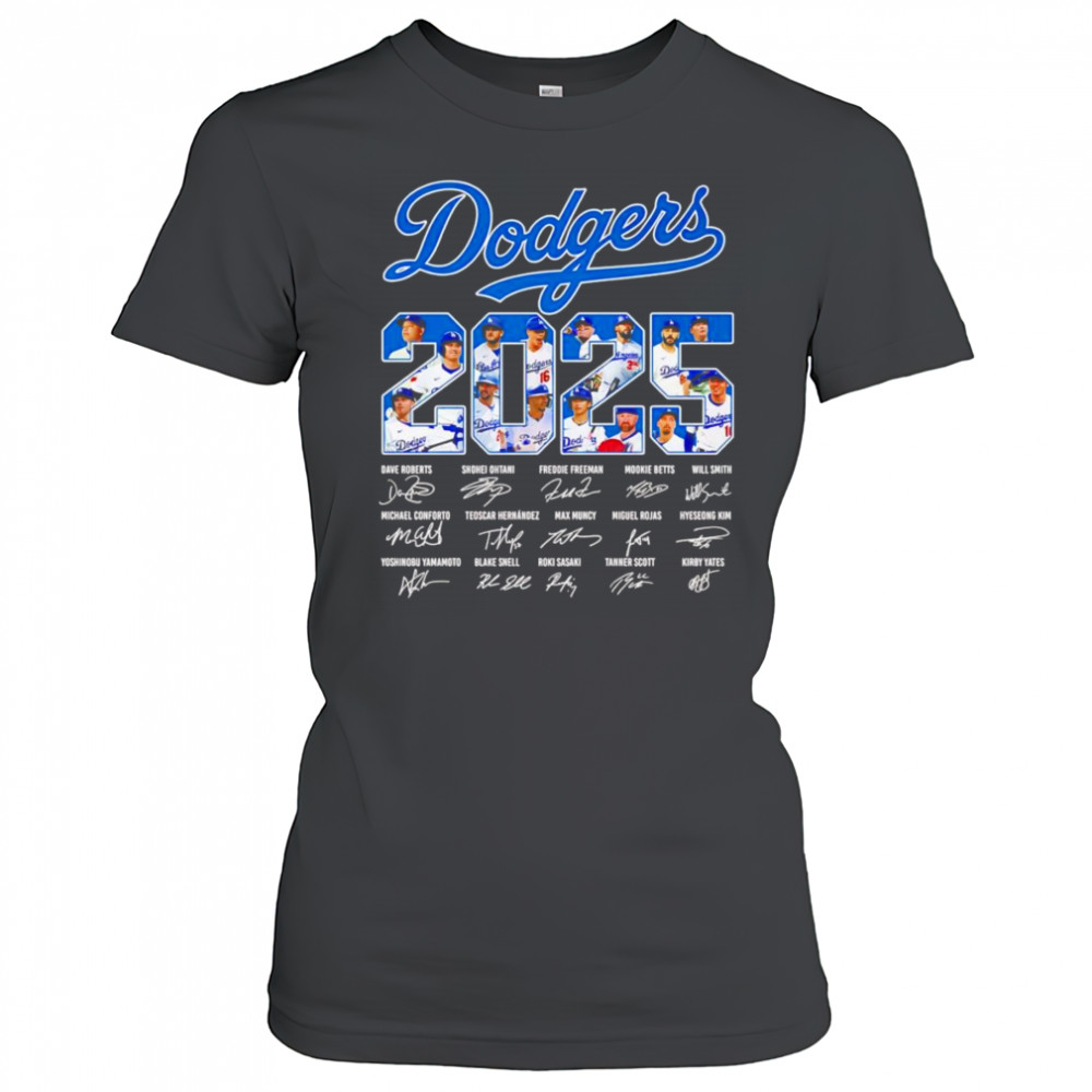 Los Angeles Dodgers 2025 signature shirt Women's T-shirt