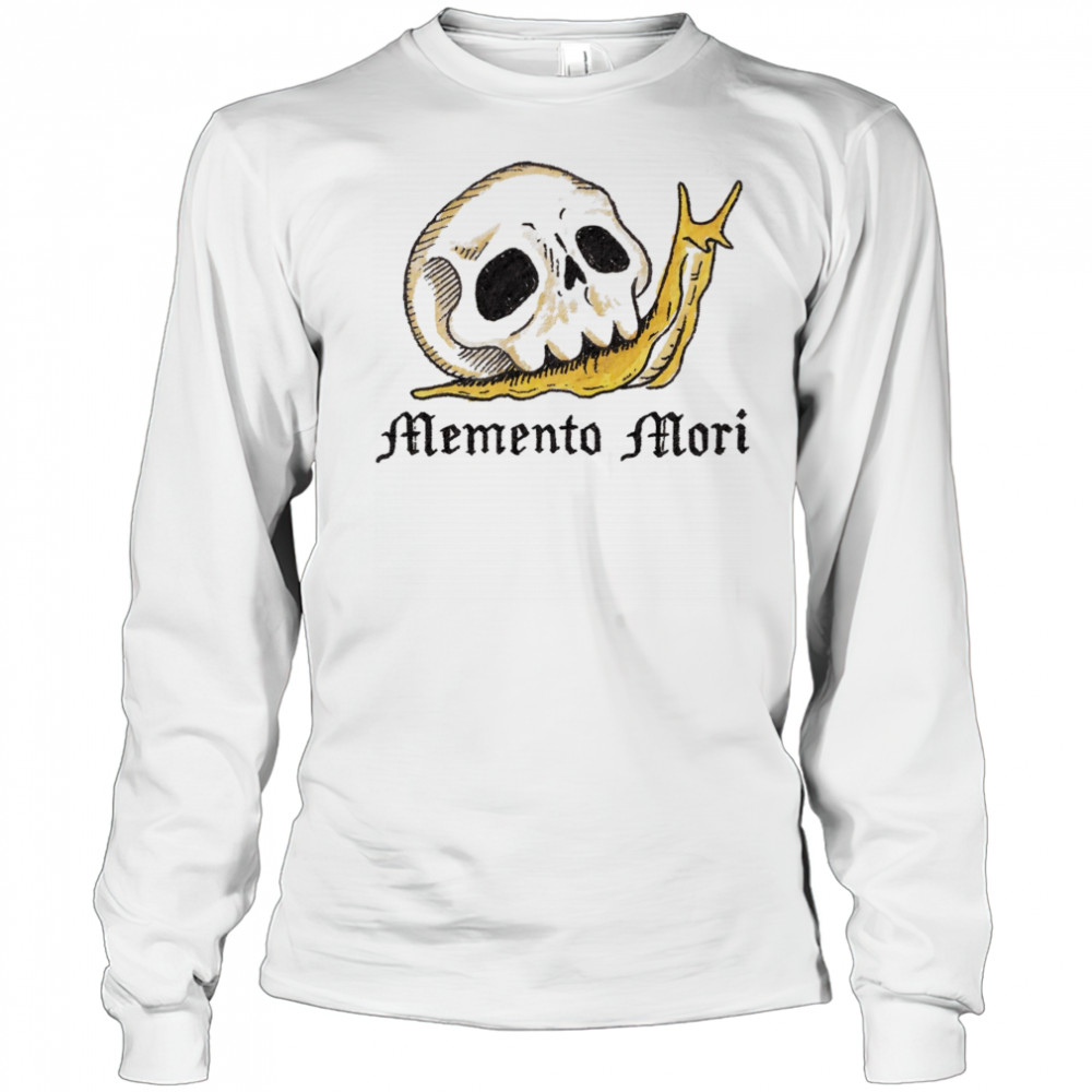 Memento mori skull shirt Long Sleeved