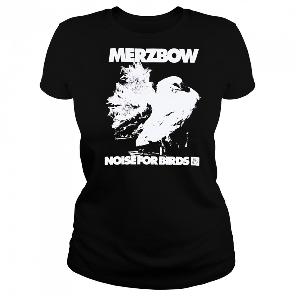 Merzbow noise for birds black white shirt Women's T-shirt