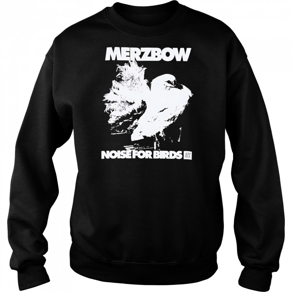 Merzbow noise for birds black white shirt Hoodie