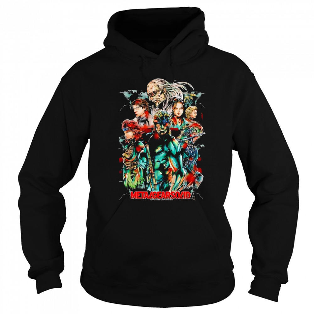 Metal Gear Solid 4 characters shirt Sweatshirt
