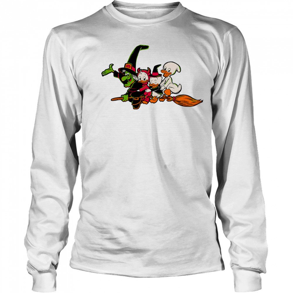 Mickey & Friends Halloween Huey Dewey and Louie shirt Long Sleeved