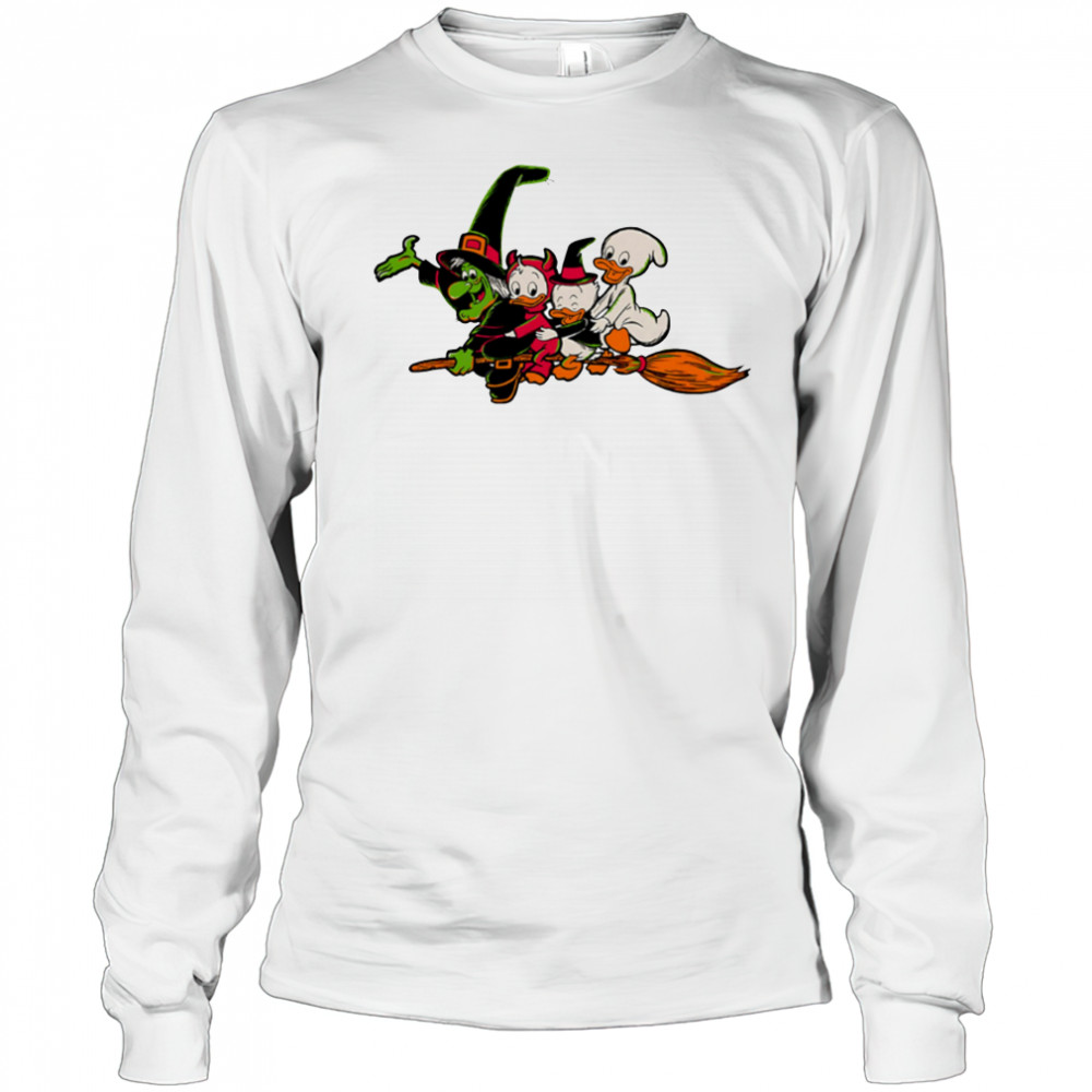 Mickey & Friends Halloween Huey Dewey and Louie shirt Long Sleeved