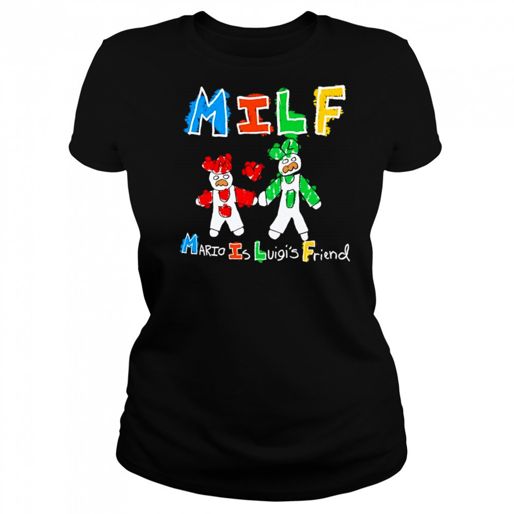 MILF Mario Is Luigi’s Friend paint shirt Women's T-shirt
