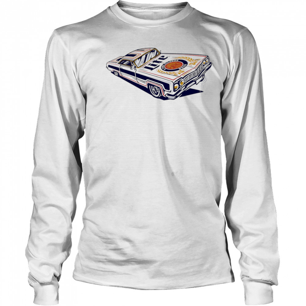 Miller Lite Beer car shirt Long Sleeved