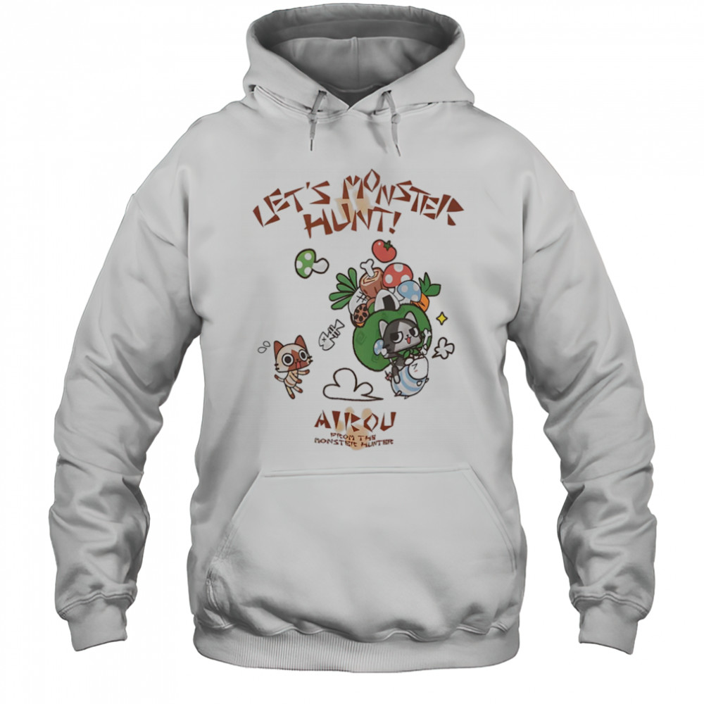Monster Hunter Diary Airou Felyne shirt Hoodie