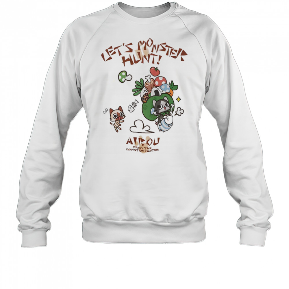 Monster Hunter Diary Airou Felyne shirt Sweatshirt