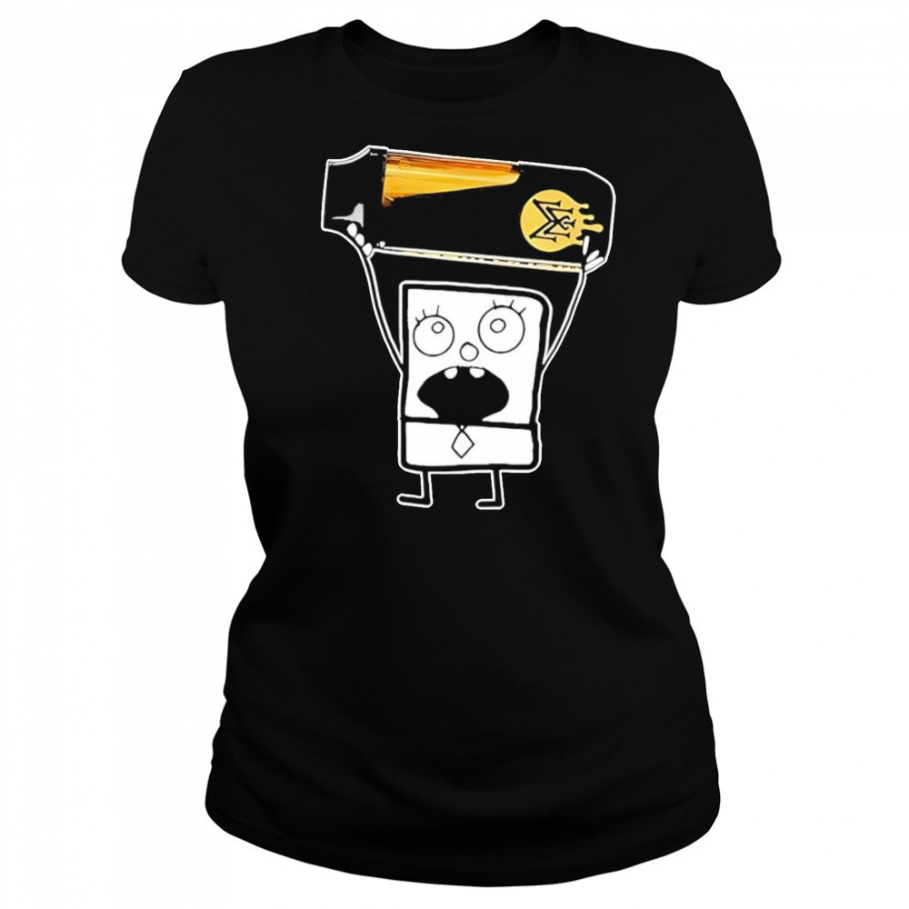 Muha Black Doodlebob shirt Women's T-shirt
