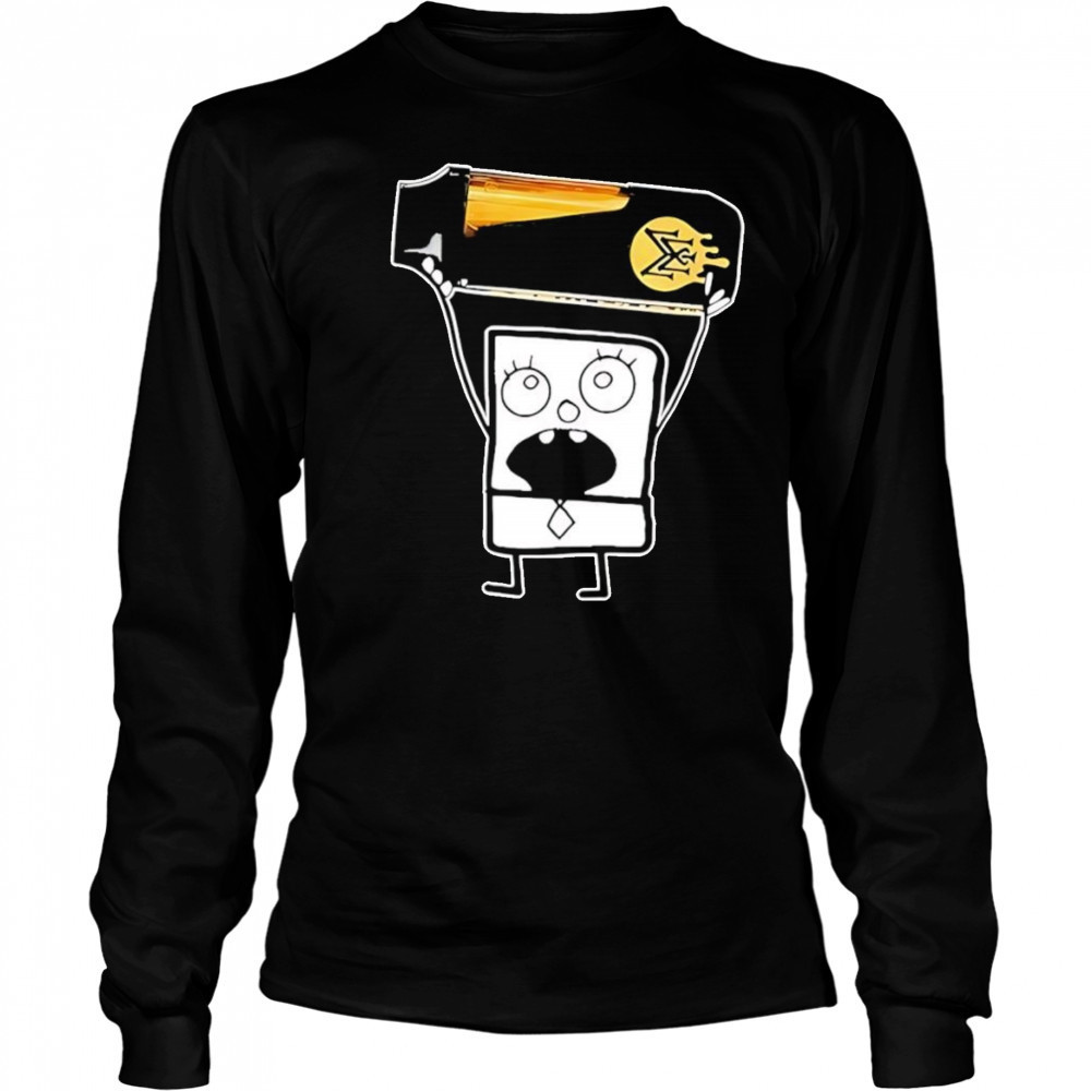 Muha Black Doodlebob shirt Long Sleeved