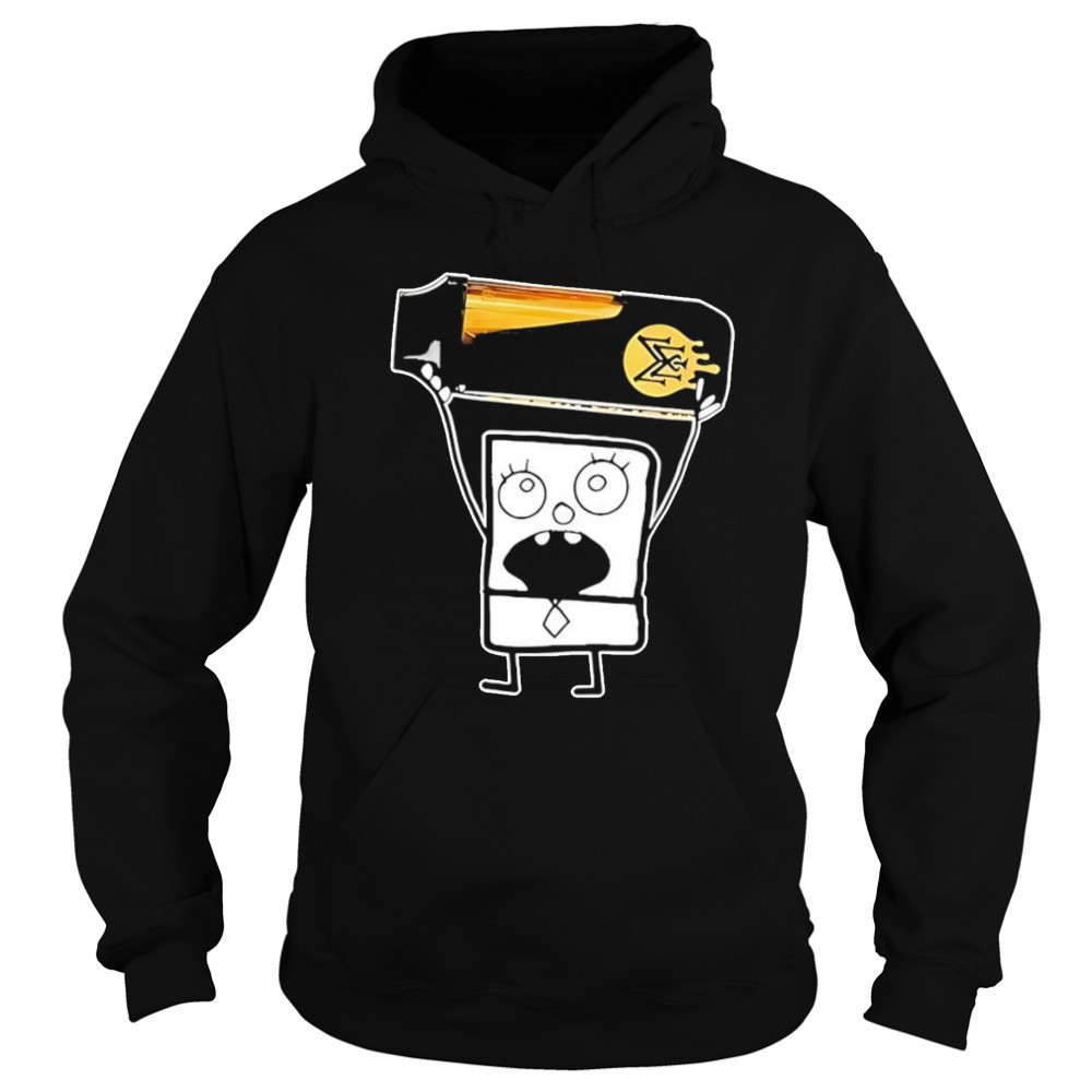 Muha Black Doodlebob shirt Sweatshirt