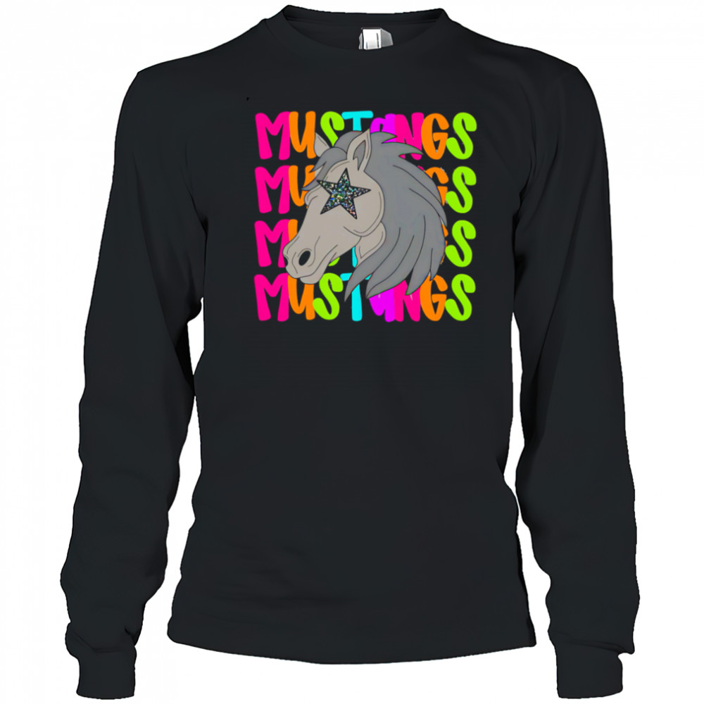 Mustangs repeat pride shirt Long Sleeved