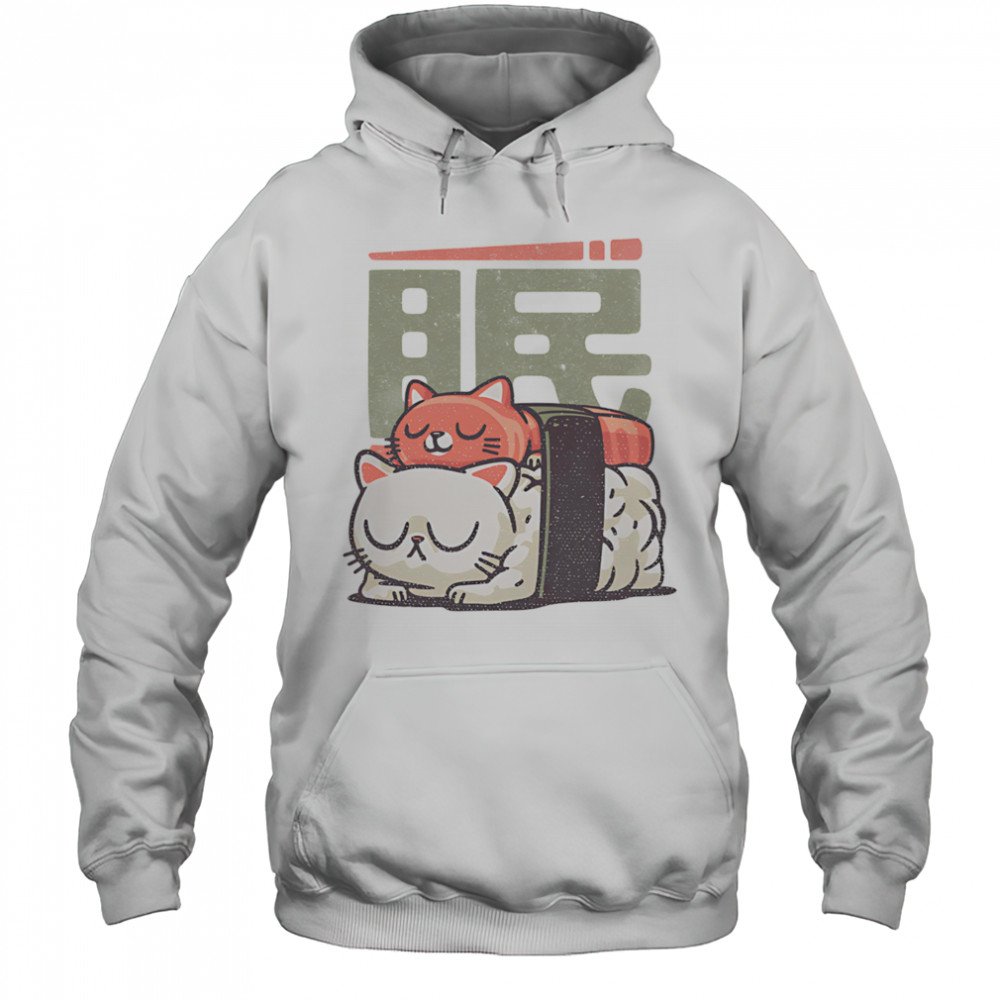 Napgiri cat sleep shirt Hoodie