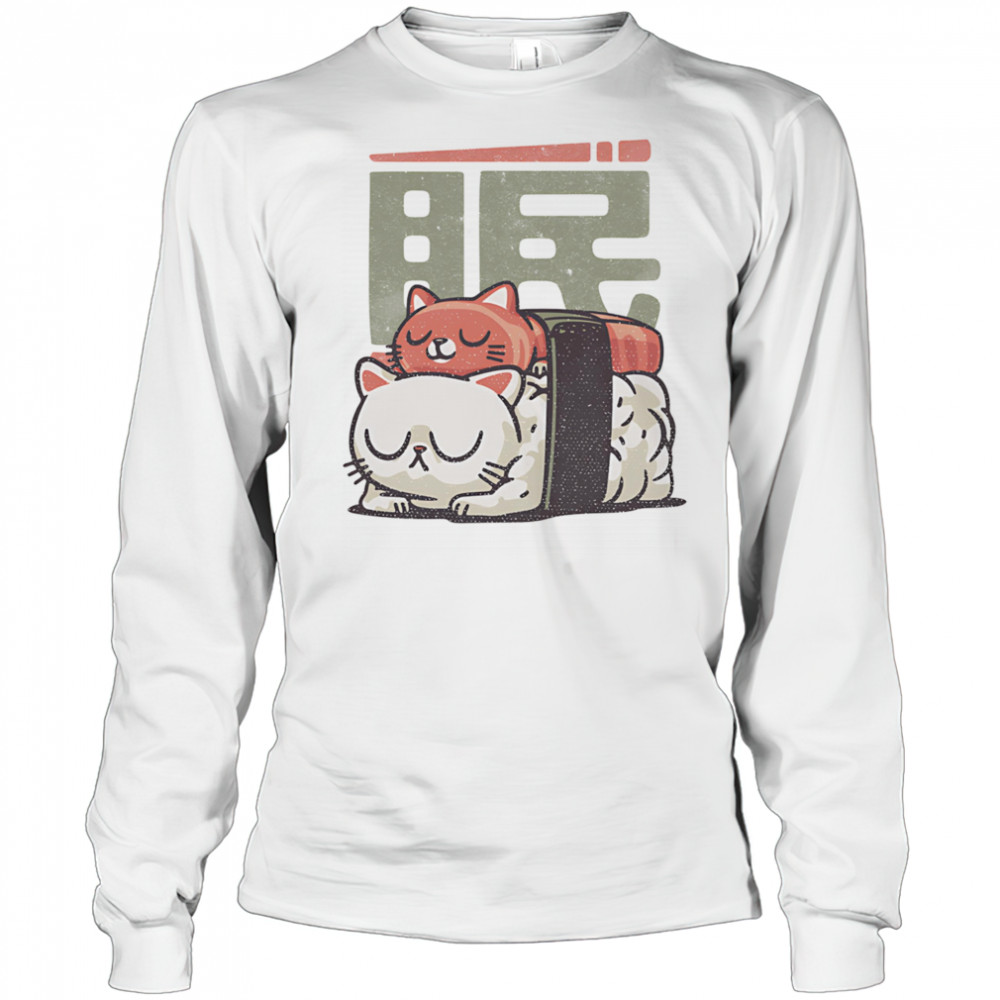 Napgiri cat sleep shirt Long Sleeved