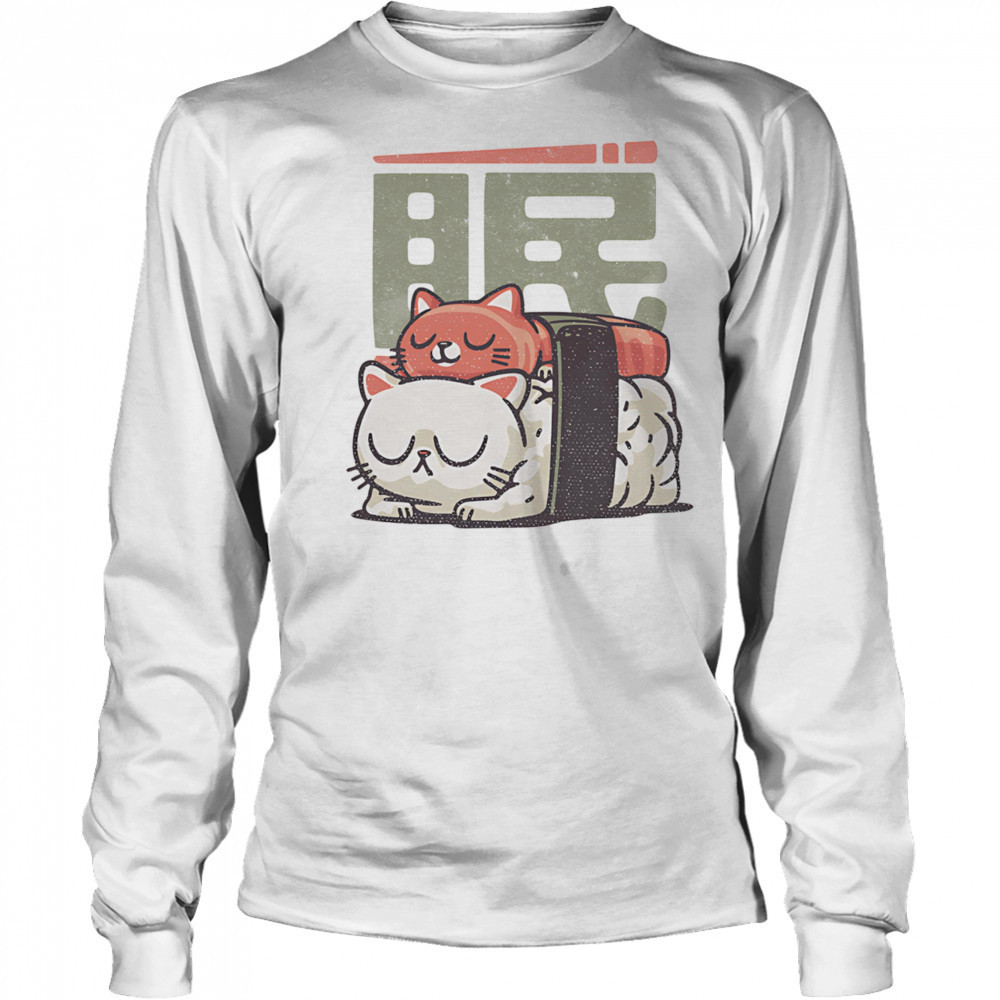 Napgiri cat sleep shirt Long Sleeved