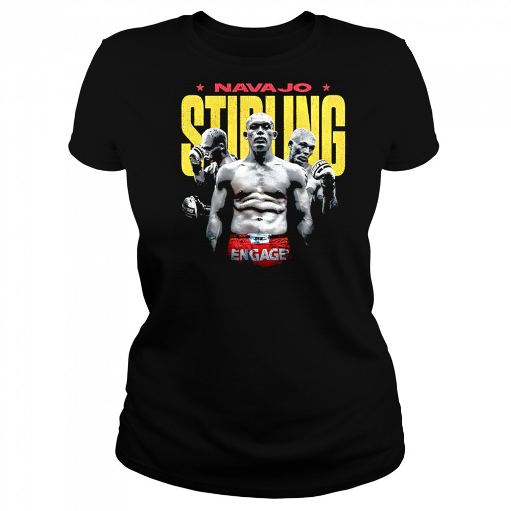 Navajo Stirling Engage boxing retro shirt Women's T-shirt