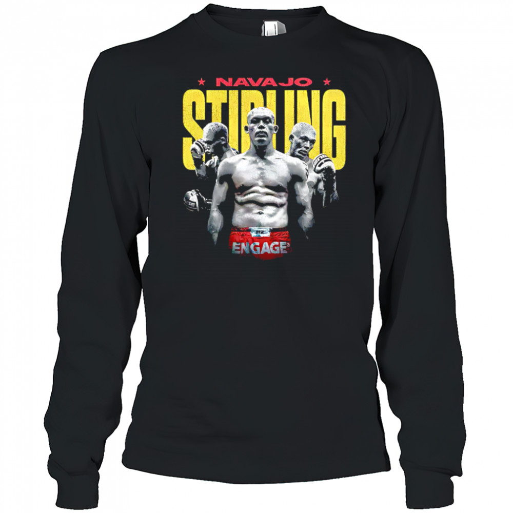 Navajo Stirling Engage boxing retro shirt Long Sleeved