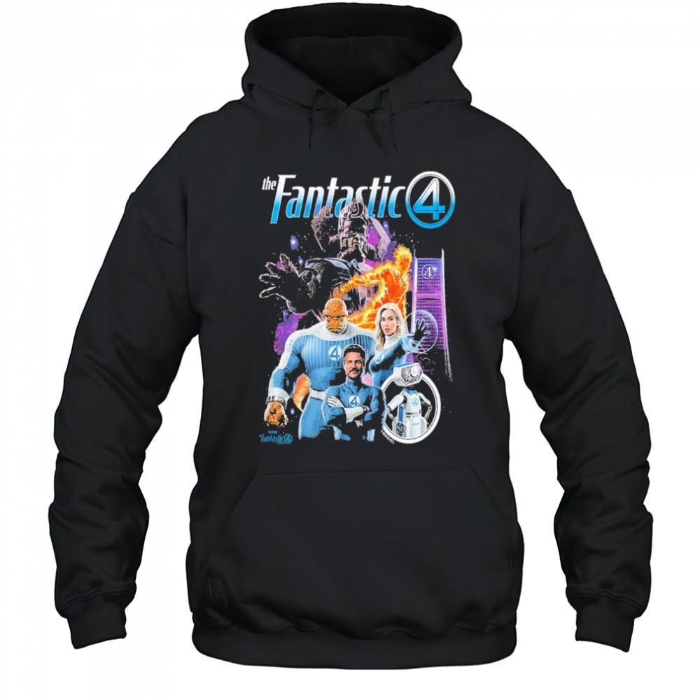 New Promo Art For The Fantastic Four First Steps Marvel Studios July 25 2025 shirt Hoodie