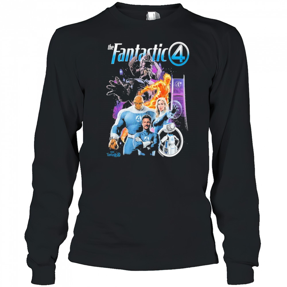 New Promo Art For The Fantastic Four First Steps Marvel Studios July 25 2025 shirt Long Sleeved