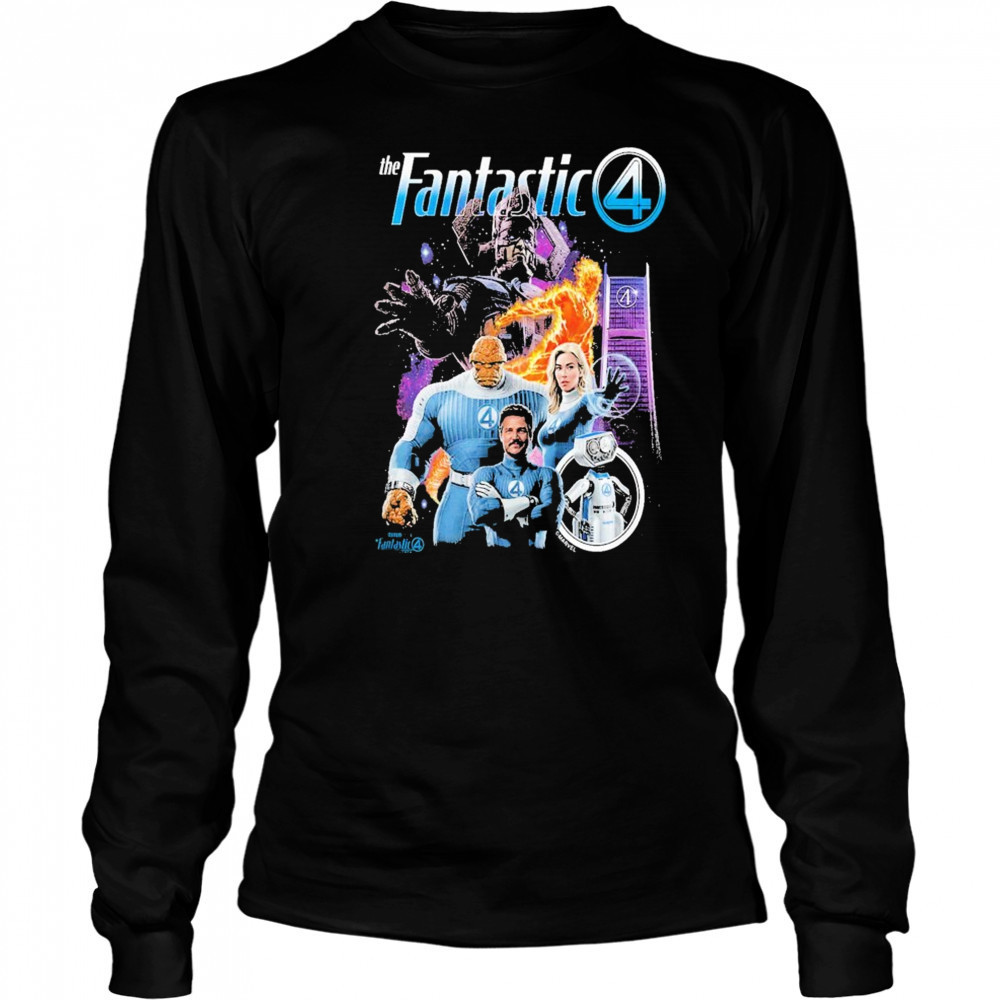 New Promo Art For The Fantastic Four First Steps Marvel Studios July 25 2025 shirt Long Sleeved