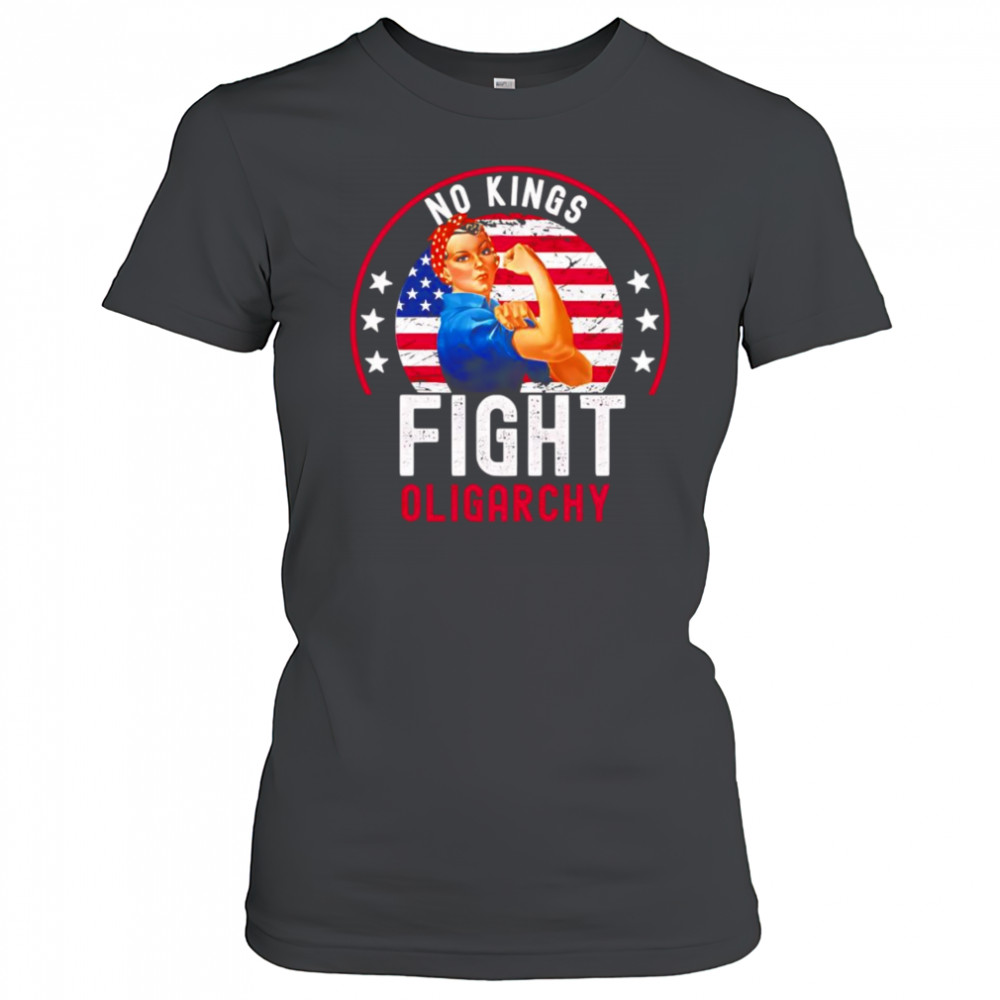No Kings fight oligarchy shirt Women's T-shirt