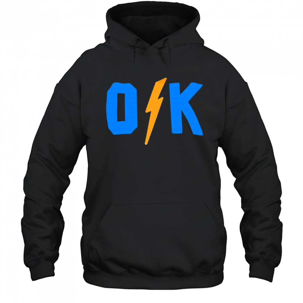 OK lightning OKC Thunder shirt Hoodie