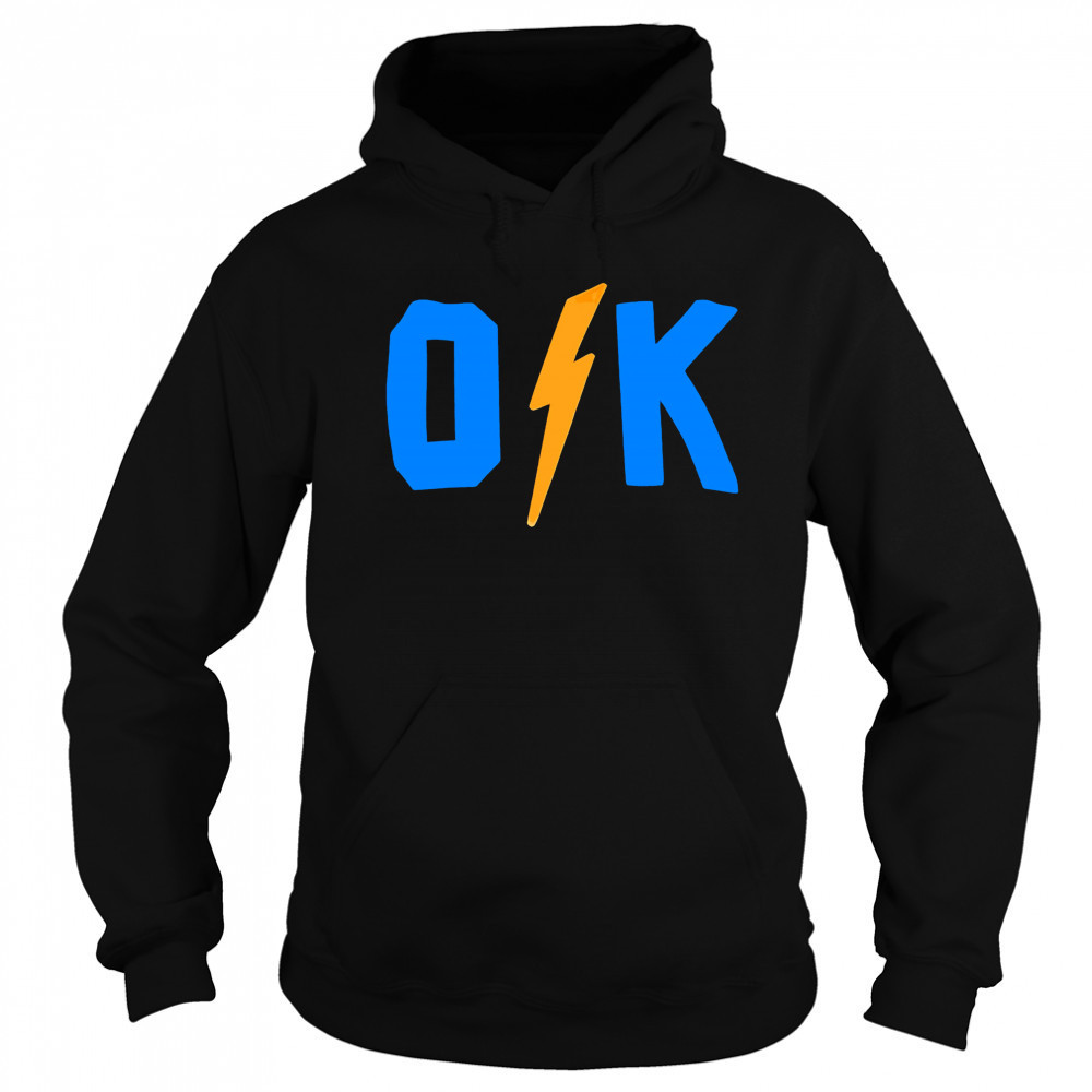OK lightning OKC Thunder shirt Sweatshirt