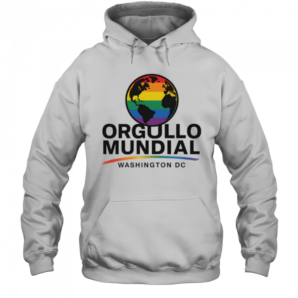 Orgullo mundial washing ton DC pride shirt Hoodie