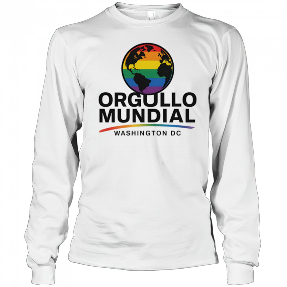 Orgullo mundial washing ton DC pride shirt Long Sleeved