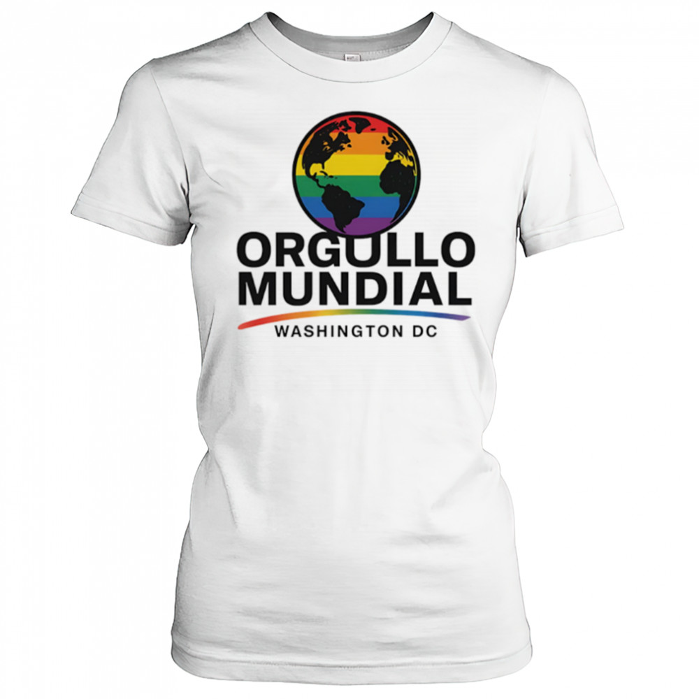 Orgullo mundial washing ton DC pride shirt Women's T-shirt