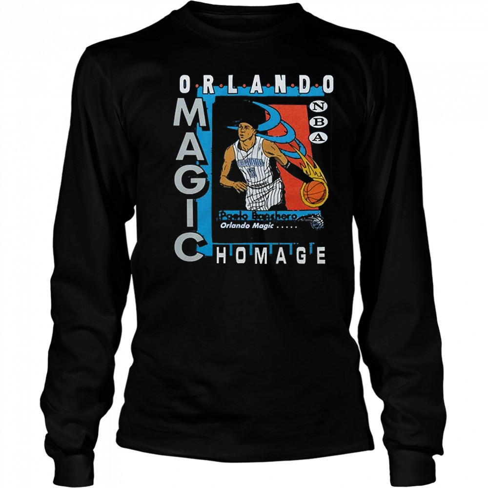 Paolo Banchero Orlando Magic Trading Card Homage T-shirt Long Sleeved