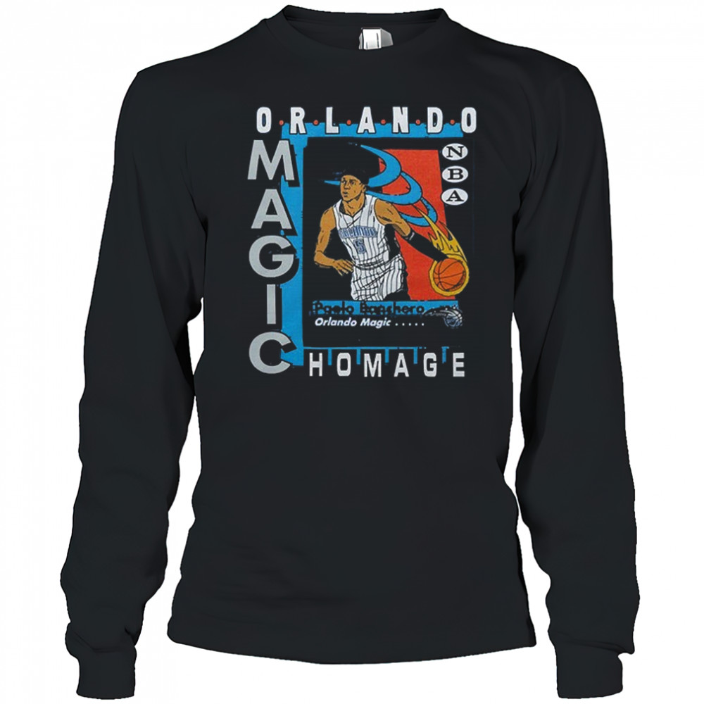Paolo Banchero Orlando Magic Trading Card Homage T-shirt Long Sleeved
