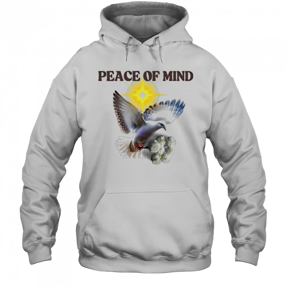 Peace of Mind dove rose white shirt Hoodie