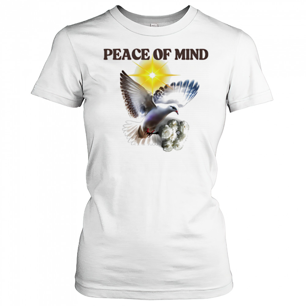 Peace of Mind dove rose white shirt Women's T-shirt