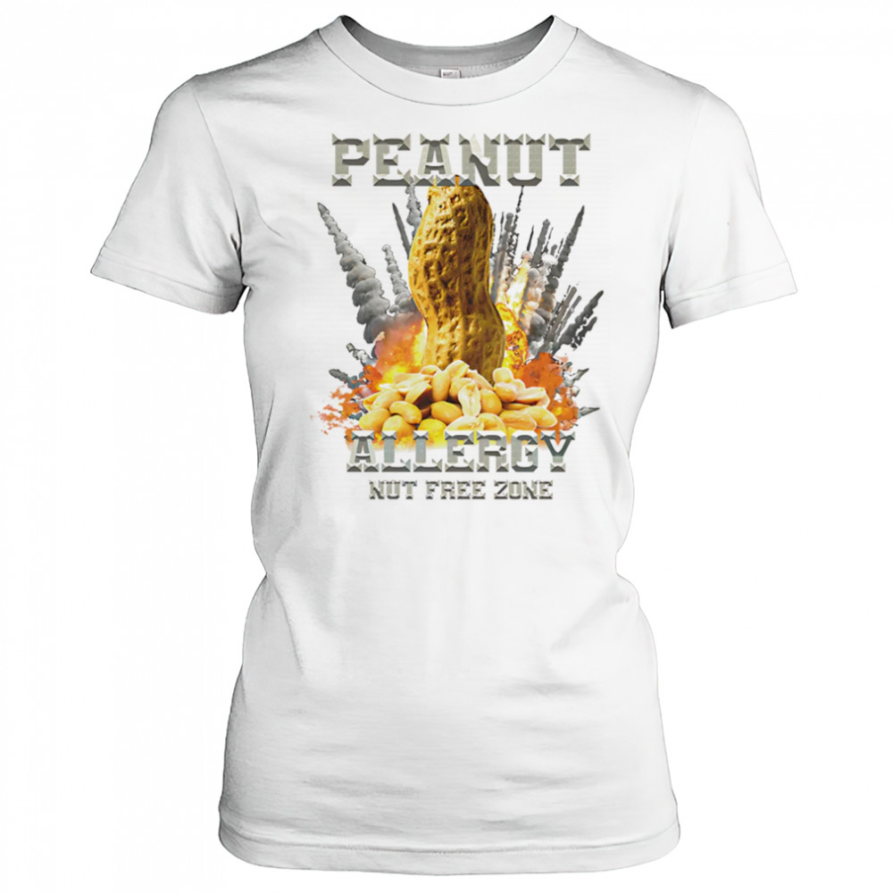 Peanut allergy nut free zone shirt Women's T-shirt