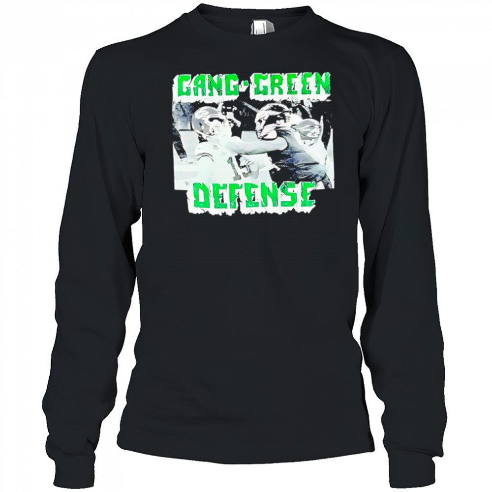 Philadelphia Eagles Gang-Green Defense vintage shirt Long Sleeved