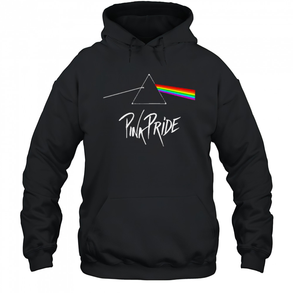 Pink Floyd Inspired Pink Pride Rainbow Pride Month shirt Hoodie