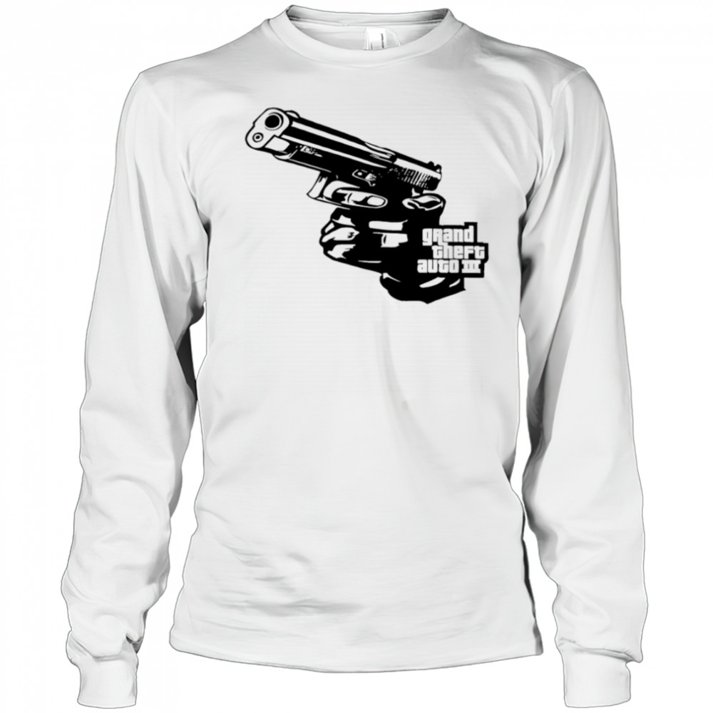 Pistol Grand Theft Auto III shirt Long Sleeved