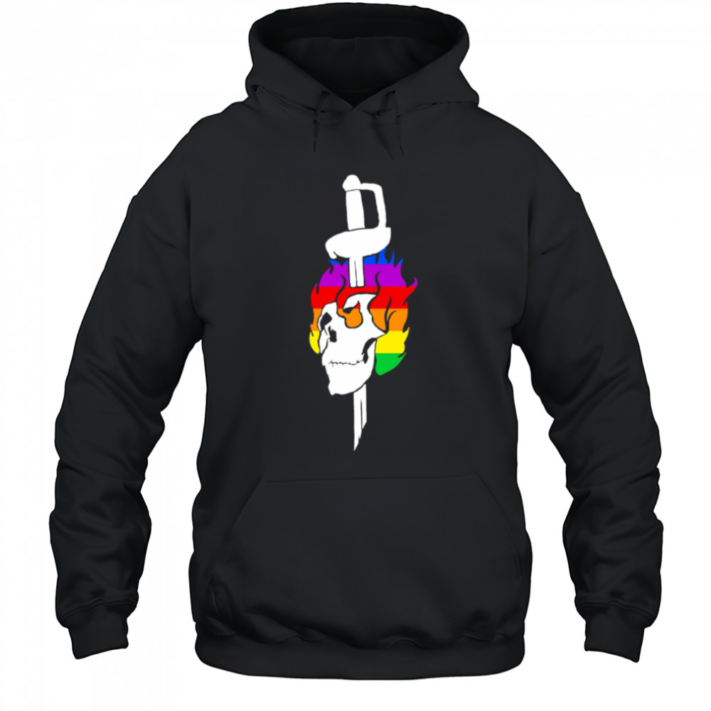 Pride Skull LGBT shirt Hoodie