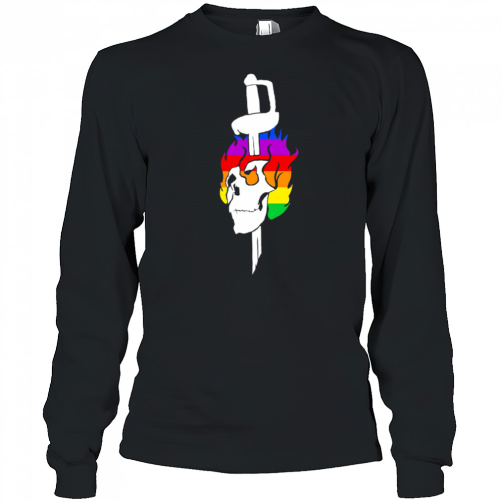 Pride Skull LGBT shirt Long Sleeved