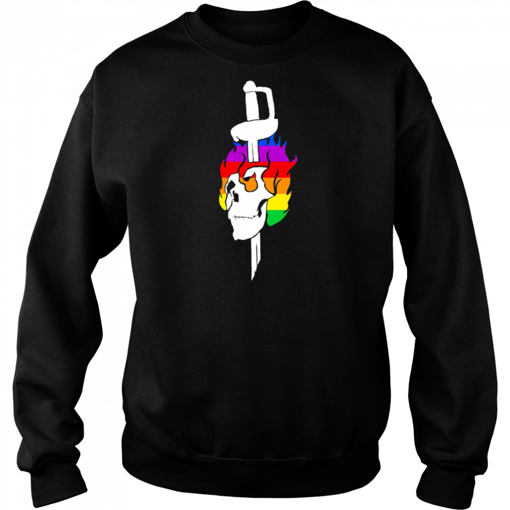 Pride Skull LGBT shirt Hoodie