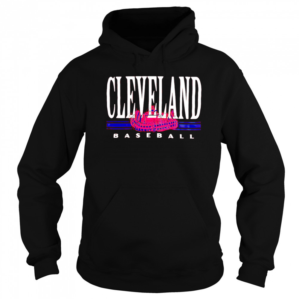 Red Cleveland baseball stadium shirt Sweatshirt